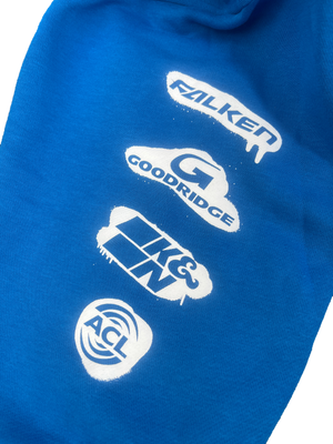 James Deane Drifting 2023 Team Hoodie Cobalt Blue