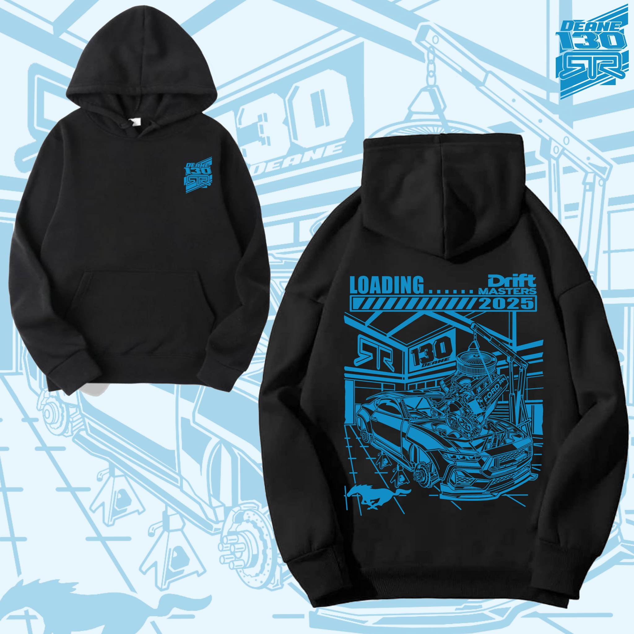 James Deane x RTR Motorsports Mustang Build Hoodie