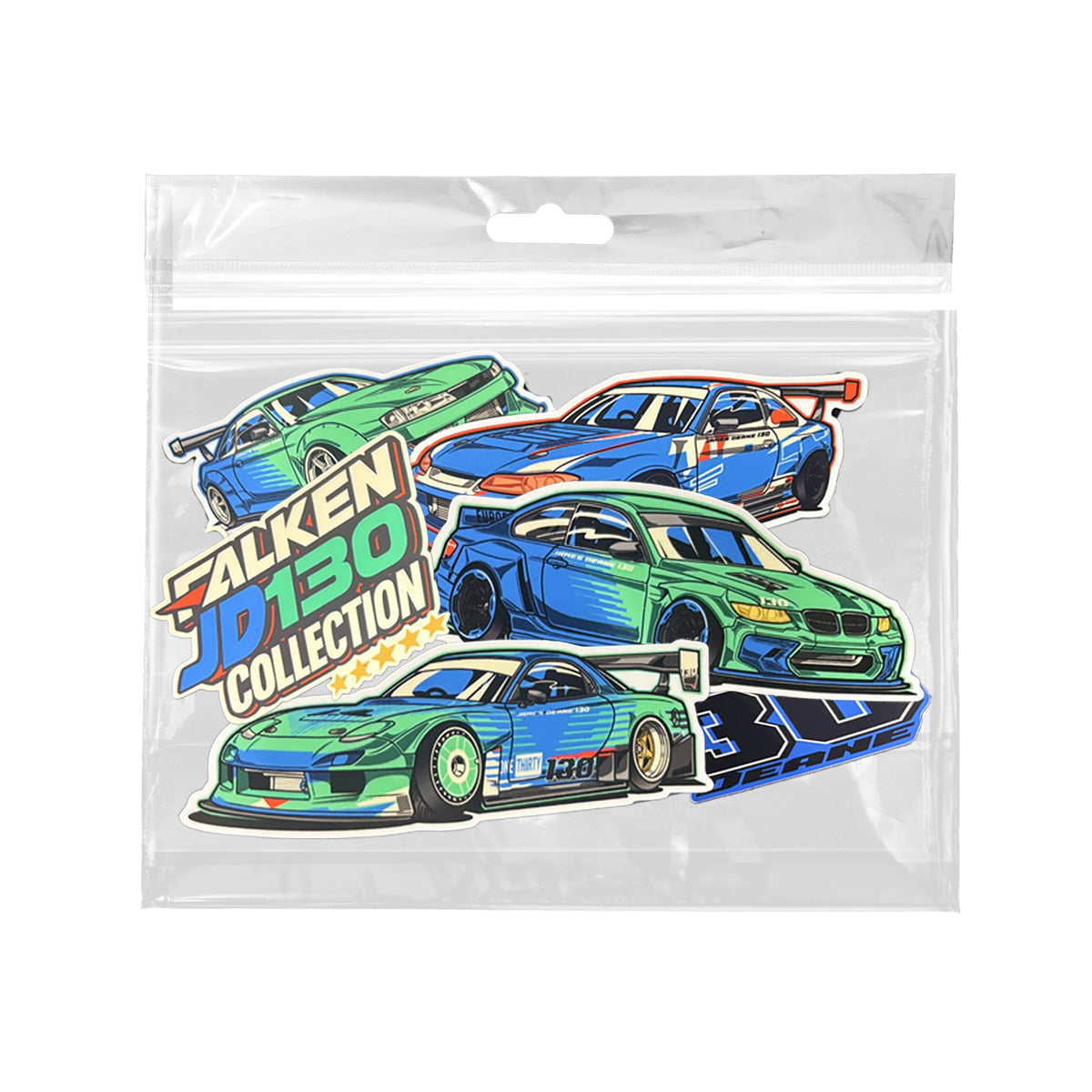 James Deane Falken Collection Sticker Pack