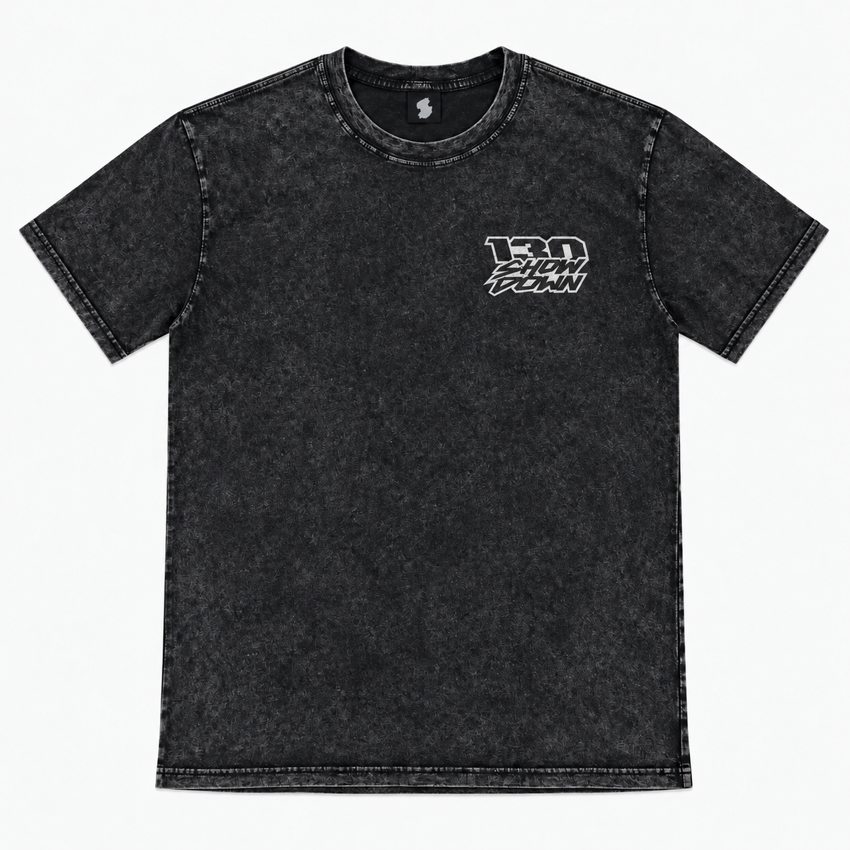 130 Showdown Stone Washed Black T-Shirt