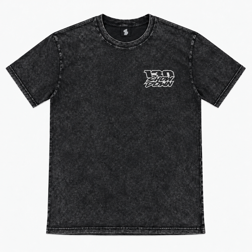 130 Showdown Stone Washed Black T-Shirt