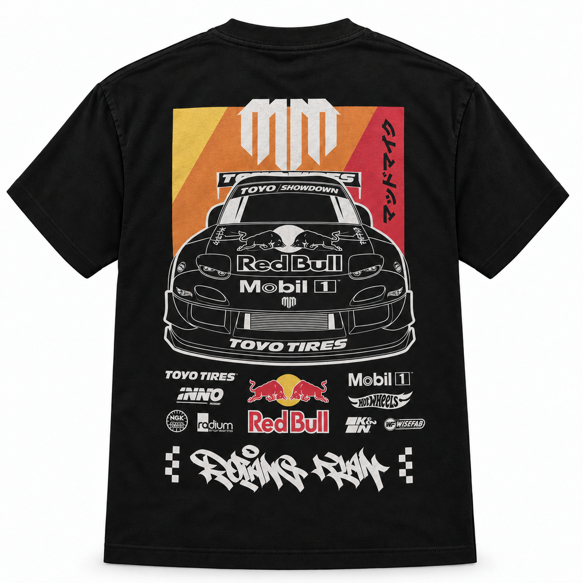 Navy Blue Mad Mike 130 Showdown T-Shirt