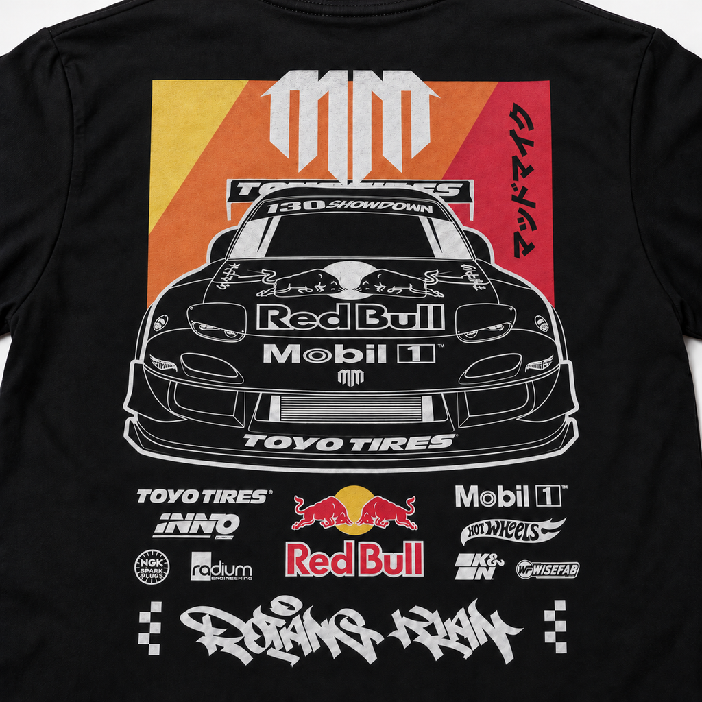Navy Blue Mad Mike 130 Showdown T-Shirt