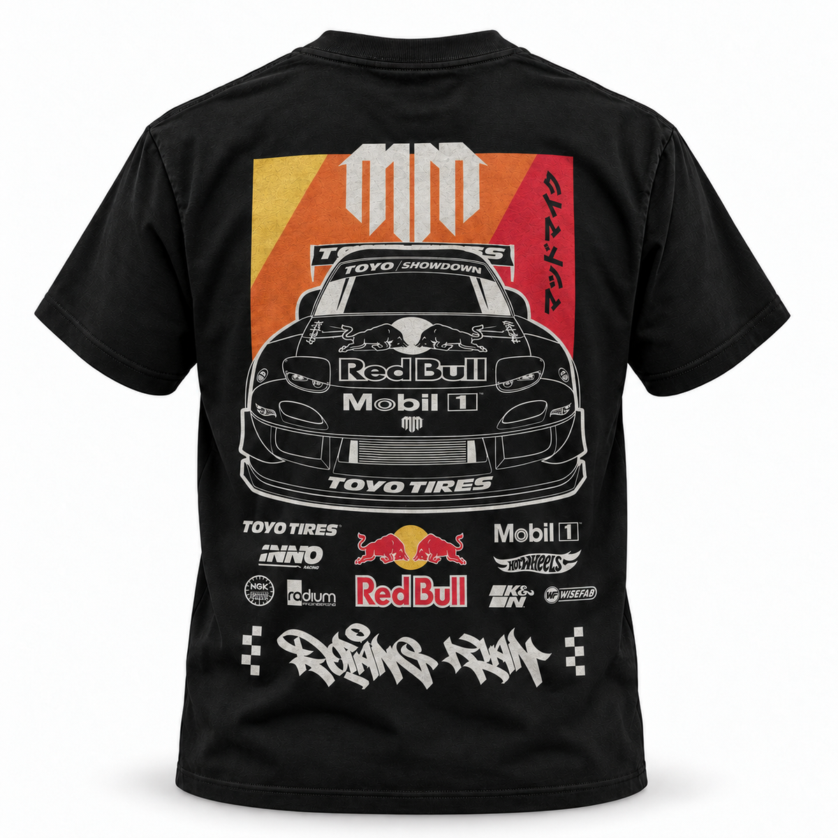 Navy Blue Mad Mike 130 Showdown T-Shirt